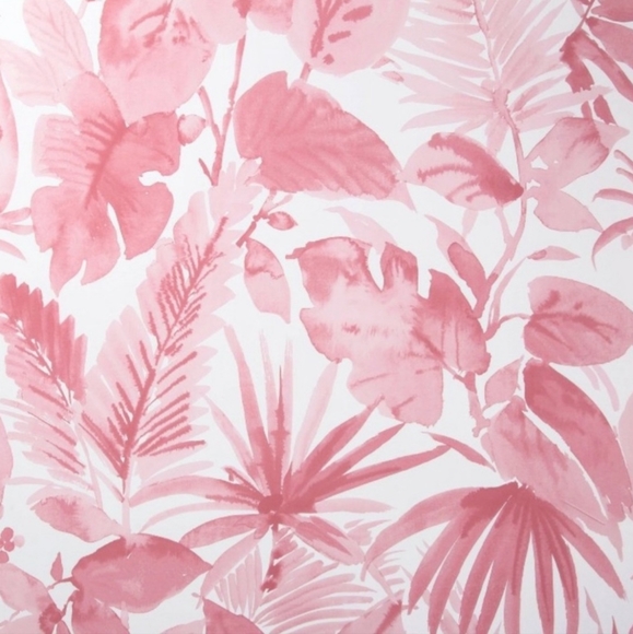Opalhouse Wall Decor 2 Rolls Opalhouse Pink Tropical Leaves Peel